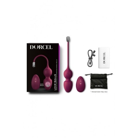 Marc Dorcel LOVE BALLS PLUM - wibrujące kulki gejszy