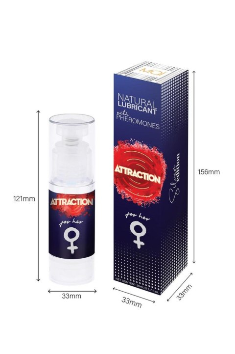 LUBRICANT WITH PHEROMONES ATTRACTION FOR HER 50 ML