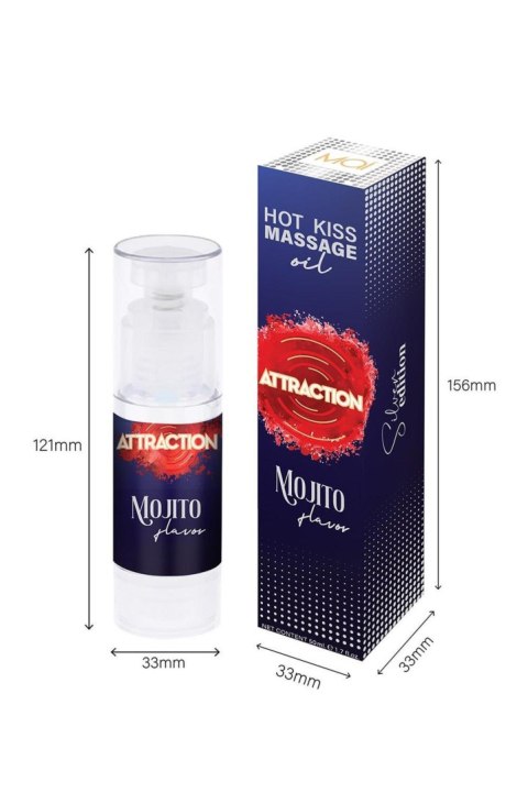 MASSAGE OIL ATTRACTION MOJITO BALM 50 ML - Olejek do masażu