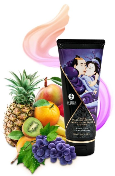 Shunga Massage Cream Exotic Fruits - Krem do masażu