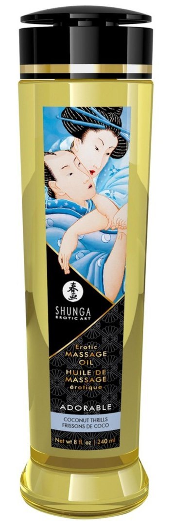 Shunga Massage Oil Adorable Coconut Thrills - olejek do masażu