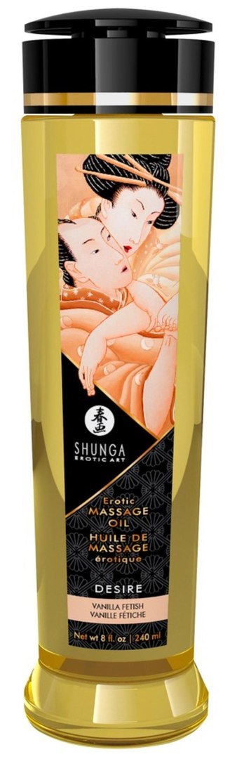 Shunga Massage Oil Desire VANILLA FETISH - olejek do masażu