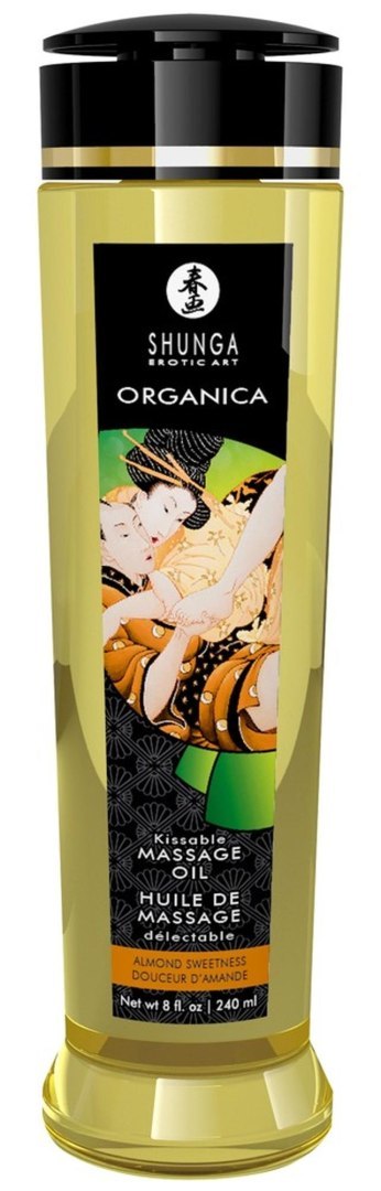 Shunga Massage Oil Organica ALMOND SWEETNESS - olejek do masażu