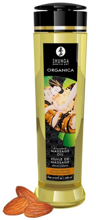 Shunga Massage Oil Organica ALMOND SWEETNESS - olejek do masażu