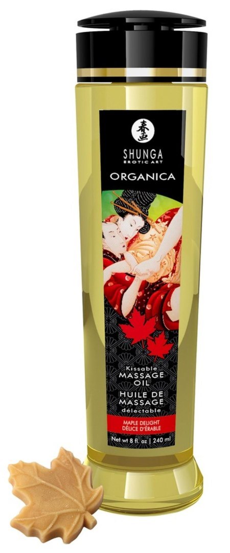 Shunga Massage Oil Organica MAPLE DELIGHT - olejek do masażu