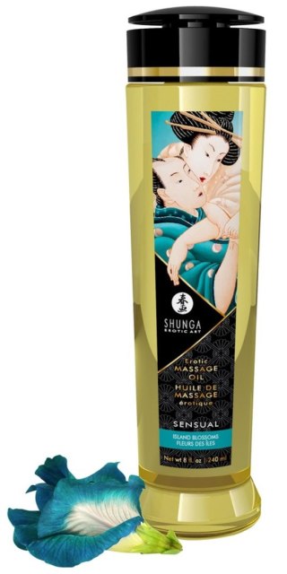 Shunga Massage Oil Sensual ISLAND BLOSSOMS - olejek do masażu