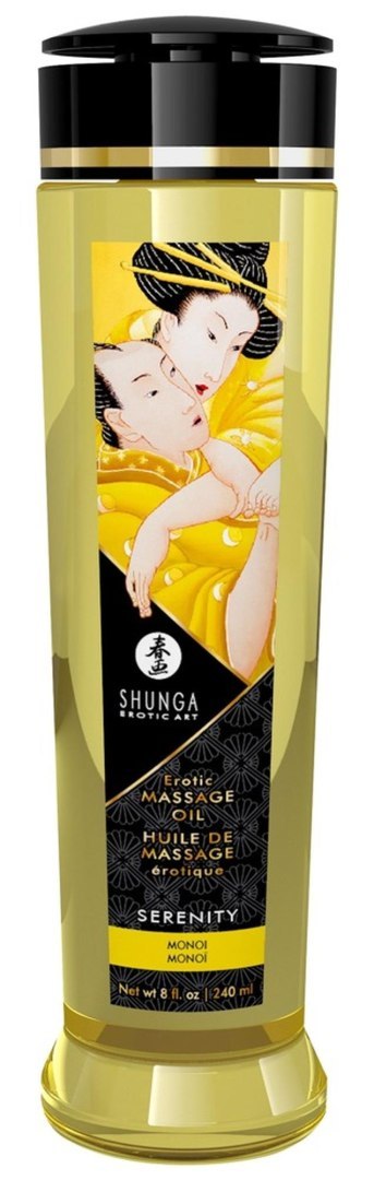 Shunga Massage Oil Serenity MONOI - olejek do masażu