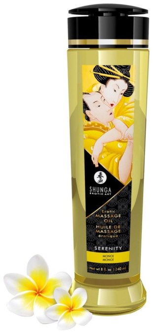 Shunga Massage Oil Serenity MONOI - olejek do masażu