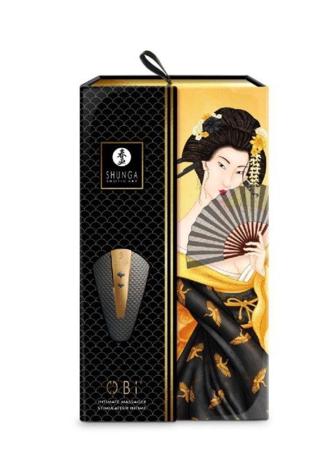 Shunga OBI Intimate Massager Black - masażer łechtaczki