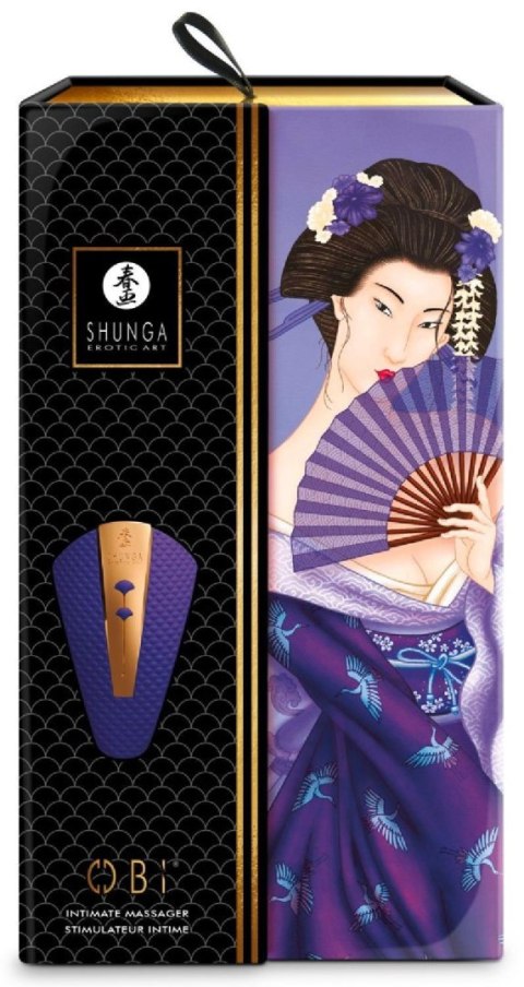 Shunga OBI Intimate Massager Purple - masażer łechtaczki