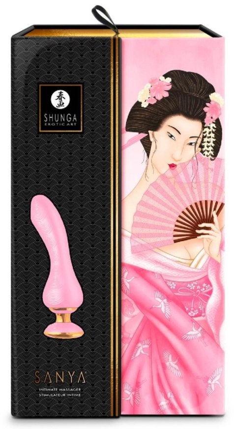 Shunga SANYA Intimate Massager Light Pink - wibrator punktu G