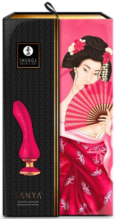 Shunga SANYA Intimate Massager Raspberry - wibrator punktu G