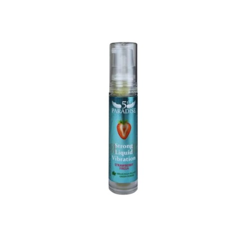 Strong Liquid Vibration Strawberry 10 ml - Żel stymulujący dla par