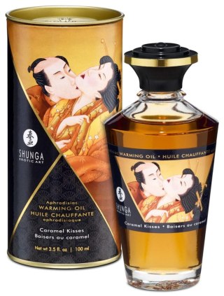 Shunga Warming Oil Caramel Kisses - olejek do masażu karmelowy