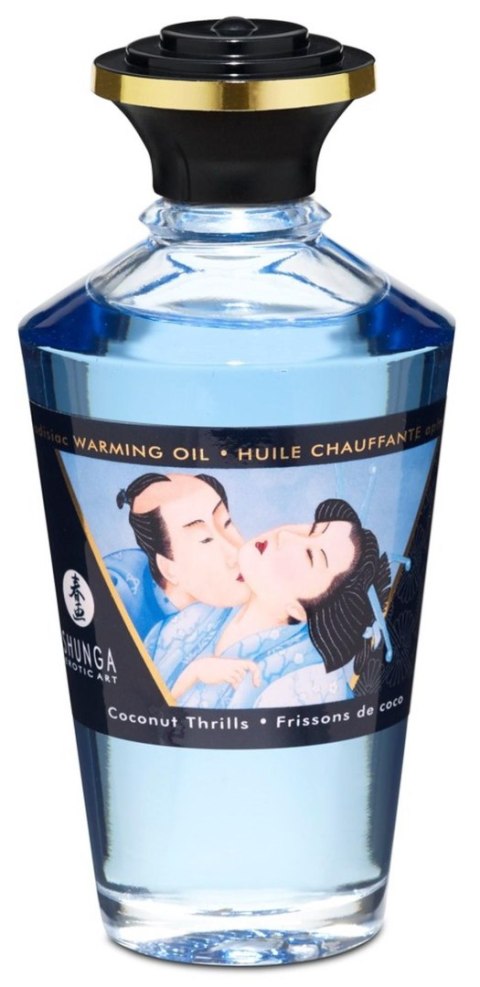 Shunga Warming Oil Coconut Thrills - kokosowy olejek do masażu