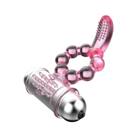 BAILE- PLEASURE TONGUE , 10 vibration functions - Wibrujący pierścień erekcyjny