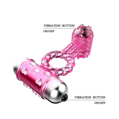 BAILE - Sweet vibration ring, 10 vibration functions Vibration - Wibrujący pierścień erekcyjny