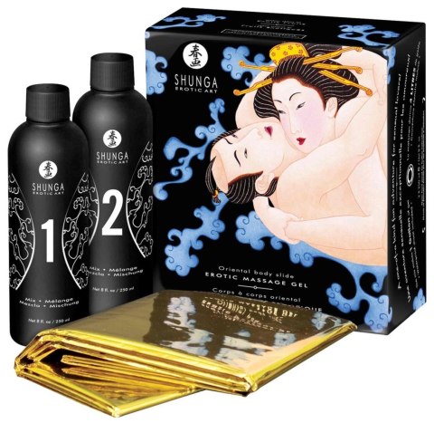 Shunga Gel Massage Exotic Fruits - olejek do masażu ezgotyczne owoce