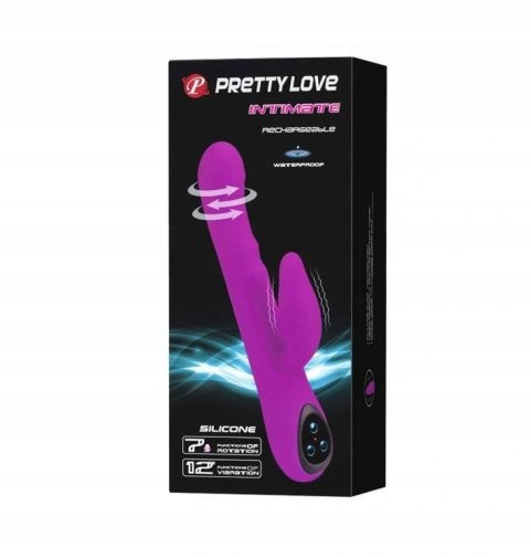 PRETTY LOVE -INTIMATE ,Silikonowy  z Ruchem Rotacyjnym - wibrator punktu G