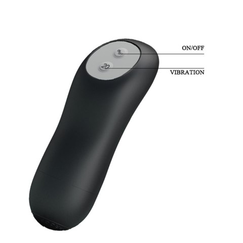 BAILE - BUTT PLUG, 20 vibration functions Wireless remote control - WIbrujący korek analny na pilota