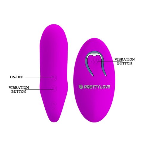 PRETTY LOVE - 12  functions Wireless remote control - wibrator punktu G