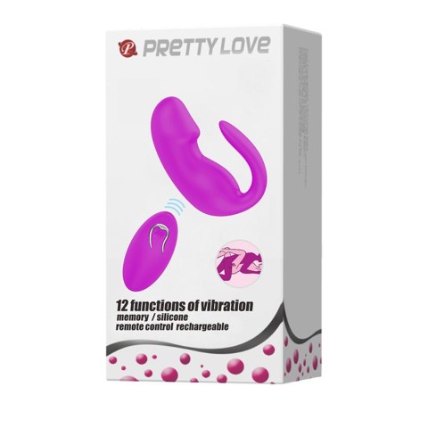 PRETTY LOVE - 12  functions Wireless remote control - wibrator punktu G