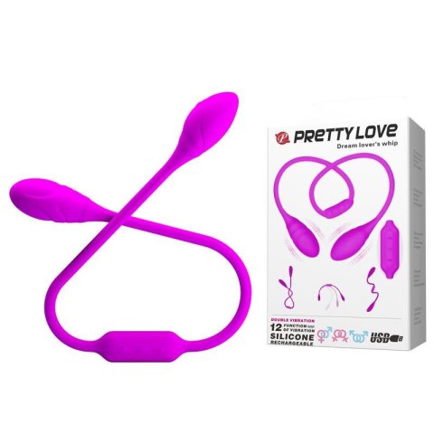 PRETTY LOVE -Dream lover's whip, 12 vibration functions Bendable - wibrator jajeczko