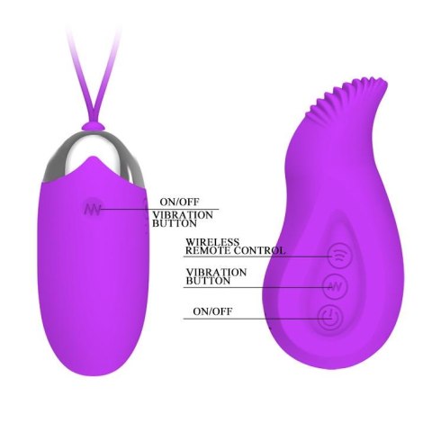 PRETTY LOVE - EDEN USB 12 suction functions - wibrator jajeczko