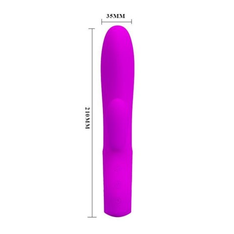 PRETTY LOVE - ELMER, PURPLE, USB, 12 function - wibrator punktu G