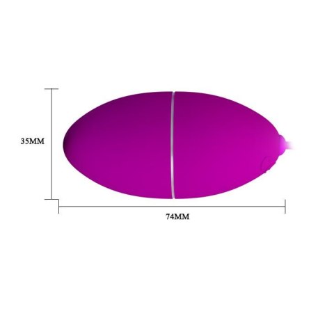 PRETTY LOVE - HYPER EGG 12 function vibrations - wibrujące jajeczko na pilota