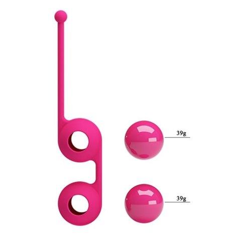 PRETTY LOVE - KEGEL TIGHTEN UP III PINK - kulki gejszy