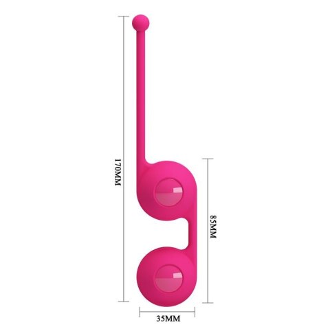 PRETTY LOVE - KEGEL TIGHTEN UP III PINK - kulki gejszy