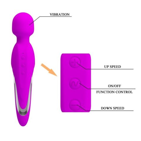 PRETTY LOVE - MORTIMER, USB, 7 vibration, 5 speed level - wibrator Wand