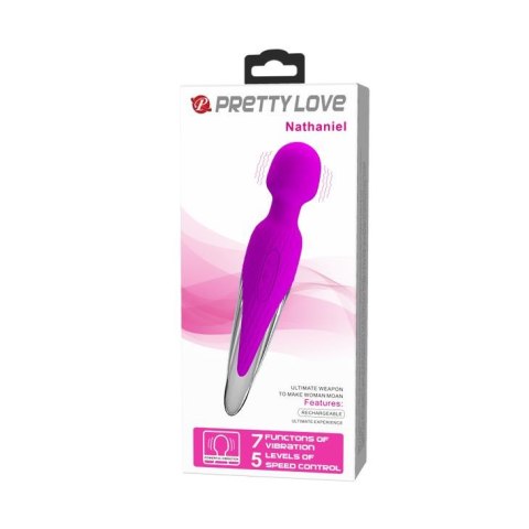 PRETTY LOVE - NATHANIEL 7 function vibrations - wibrator Wand