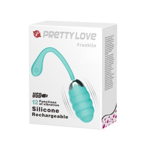 PRETTY LOVE - FRANKLIN EGG Green - wibrator jajeczko