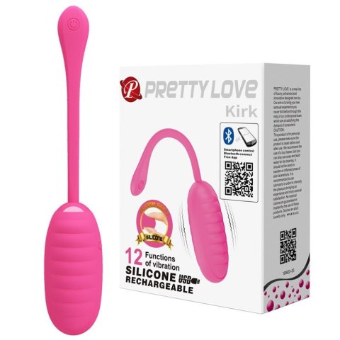 PRETTY LOVE -Kirk, 12 vibration functions Mobile APP remote control - wibrator jajeczko