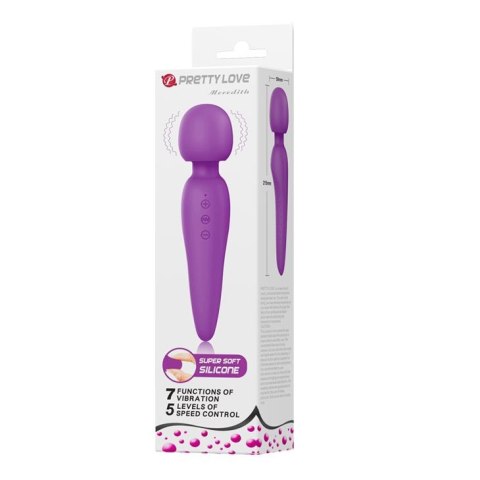 PRETTY LOVE - MEREDITH Purple - wibrator Wand