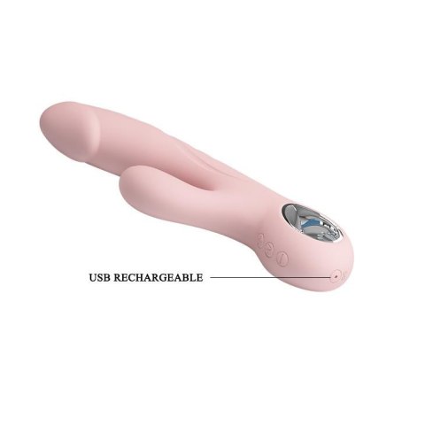 PRETTY LOVE - SELENE, USB, PINK, 7 function - wibrator punktu G