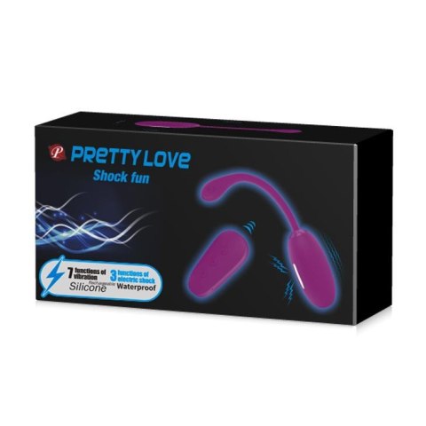 PRETTY LOVE - SHOCK FUN EGG purple - wibrator jajeczko