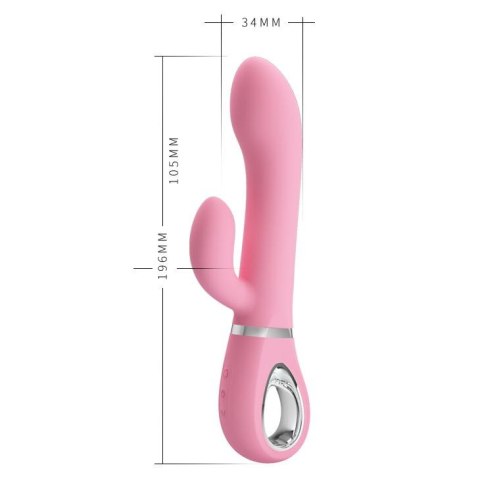 PRETTY LOVE - TERNENCE USB PINK 4 rot. 12 - wibrator punktu G