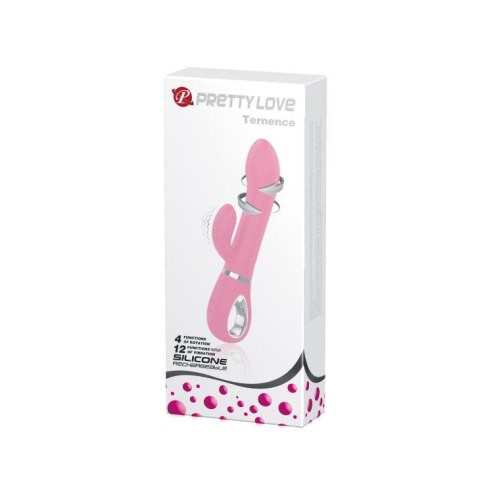 PRETTY LOVE - TERNENCE USB PINK 4 rot. 12 - wibrator punktu G