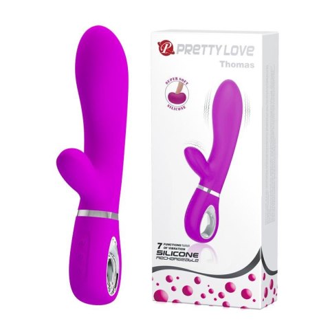 PRETTY LOVE - THOMAS USB PURPLE 7 function - wibrator punktu G