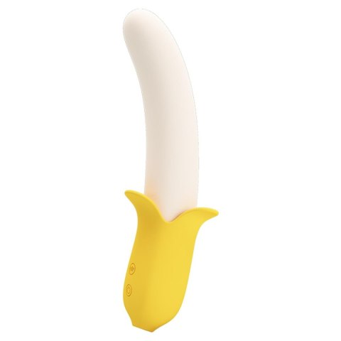 PRETTY LOVE - Banana Greek, 7  functions 3 thrusting settings - wibrator punktu G