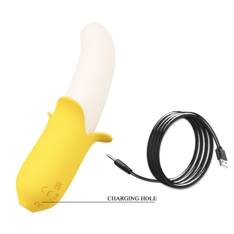 PRETTY LOVE - Banana Greek, 7  functions 3 thrusting settings - wibrator punktu G