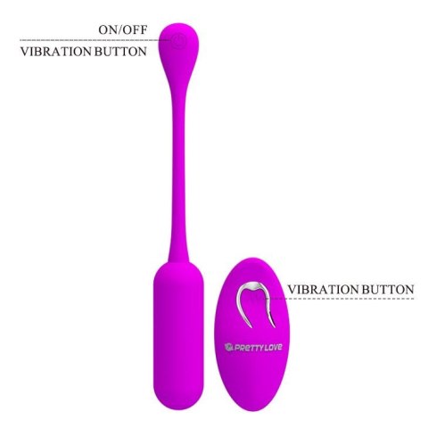 PRETTY LOVE -LECHIES, 12 vibration functions Wireless remote control - wibrator jajeczko