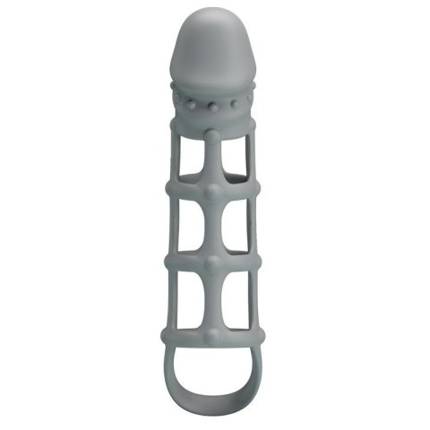 PRETTY LOVE - Penis Sleeve with Ball Strap - Nakładka na penisa