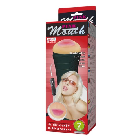 BAILE- PINK , A DEEP PLEASURE 7 vibration functions - Maturbator wibrujący