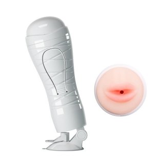 CRAZY BULL - FLORA Vibrating 12 functions - Masturbator wibracyjny z przyssawką