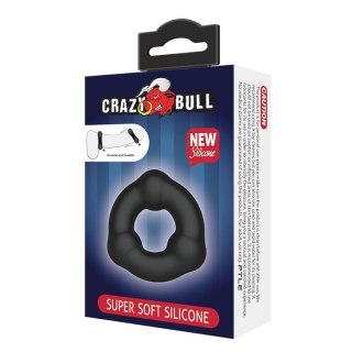 CRAZY BULL - SUPER SOFT RING - SILICONE TRIANGLE - pierścień erekcyjny