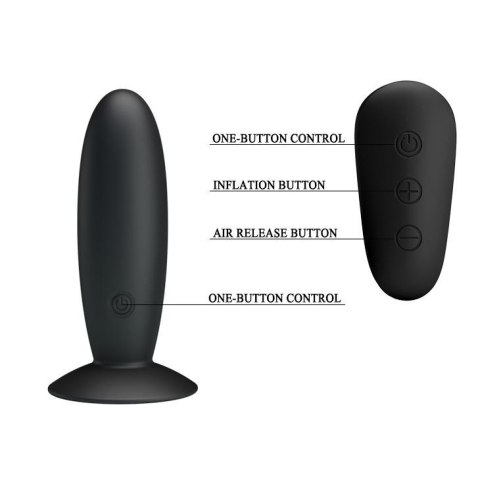 MR PLAY - Remote Control Vibrating Anal Plug - WIbrujący korek analny na pilota